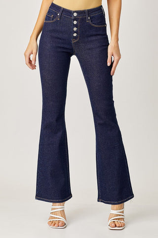 Risen MR Forever Daydreaming Flare Jeans - Bray and Em Boutique