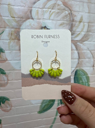 Robin Furness: Bloom & Gold Earring - Bray and Em Boutique