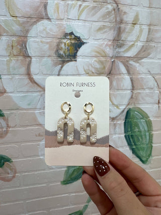 Robin Furness: Floral Accent Earrings - Bray and Em Boutique