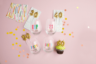 Rock Of Ages Wine Glass Sets - Bray and Em Boutique