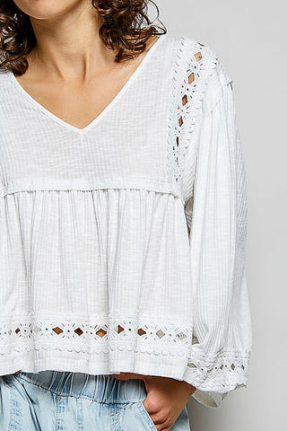 Romantic Ruffle Top - Bray and Em Boutique