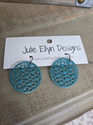 Round Lattice Earrings - Bray and Em Boutique