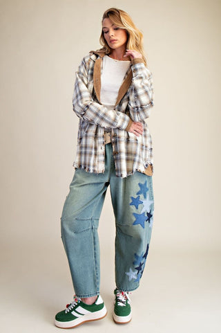 Rustic Retreat Plaid Shacket - Bray and Em Boutique