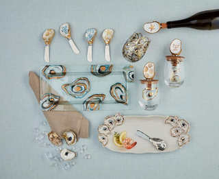 Oyster Pattern Wine Glass Sets