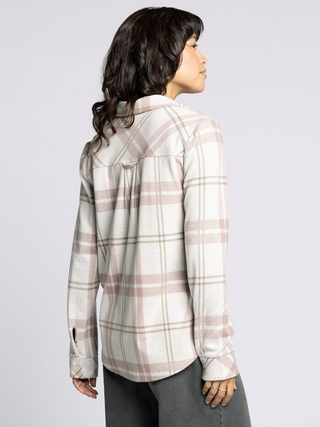 The Cassian Plaid Button Down Shacket