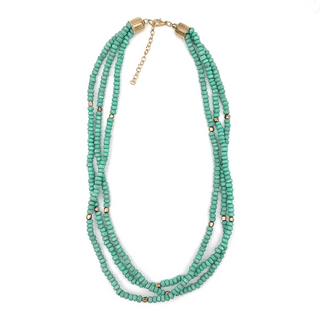Sachi Chromatic Hues Short Multi - Strand Necklace - Bray and Em Boutique