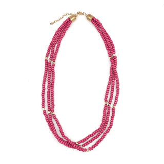 Sachi Chromatic Hues Short Multi - Strand Necklace - Bray and Em Boutique