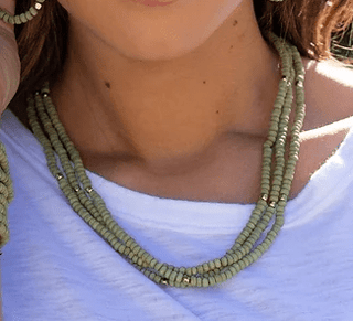Sachi Chromatic Hues Short Multi - Strand Necklace - Bray and Em Boutique
