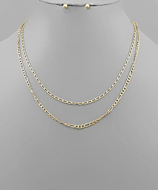 Sacred Design Double Chain Link Necklace - Bray and Em Boutique
