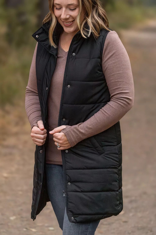 The Harlow Long Vest