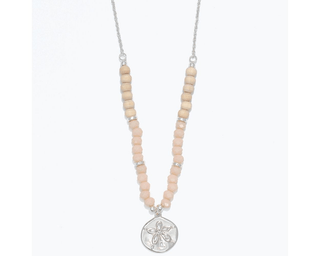Sand Dollar Beaded Necklace - Bray and Em Boutique