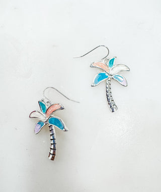 Sandy Vibes Palm Tree Earrings - Bray and Em Boutique
