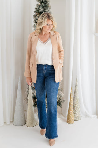 Satin Authority Blazer - Bray and Em Boutique