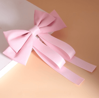 Satin Hair Bow Clip - Bray and Em Boutique