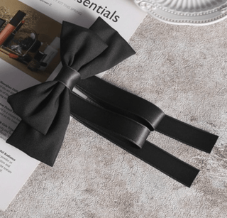 Satin Hair Bow Clip - Bray and Em Boutique