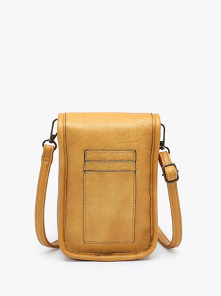 Scottie Distressed Small Crossbody w/ Front Pocket | M2857 : Basil - Bray and Em Boutique