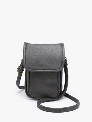 Scottie Distressed Small Crossbody w/ Front Pocket | M2857 : Basil - Bray and Em Boutique