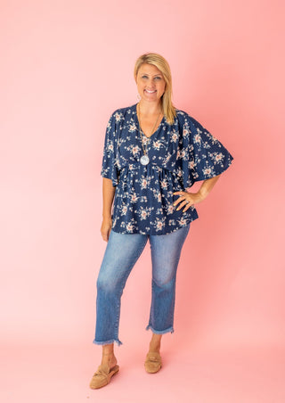Sculpted Elegance Blouse - Bray and Em Boutique