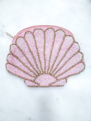 Sea You At The Shore Shell Coin Purse - Bray and Em Boutique