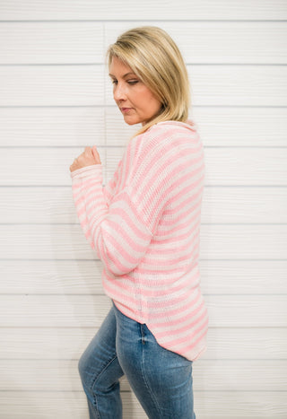 Second Chance Stripe Sweater - Bray and Em Boutique