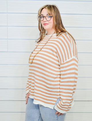 Second Chance Stripe Sweater - Bray and Em Boutique