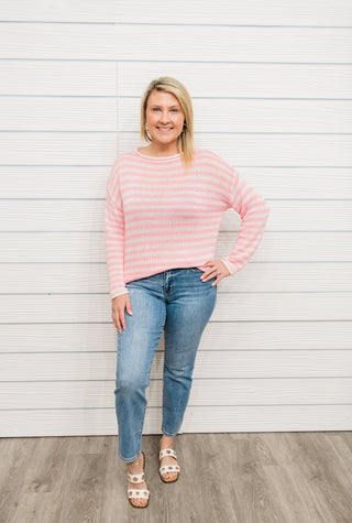 Second Chance Stripe Sweater - Bray and Em Boutique