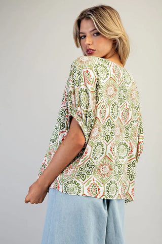 Serene Vibrance Top - Bray and Em Boutique