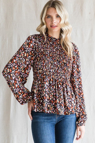 She's Exceptional Patterned Top - Bray and Em Boutique
