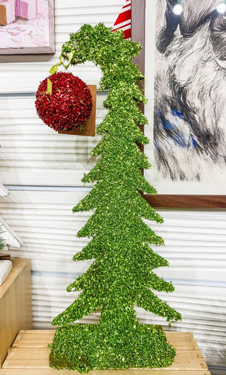 Shimmering Spruce Bent Grinchy Tree - Bray and Em Boutique