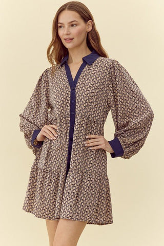 Show It Off Geometric Mini Dress - Bray and Em Boutique