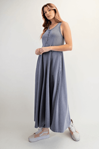 Simple Balance Sleeveless Jumpsuit - Bray and Em Boutique