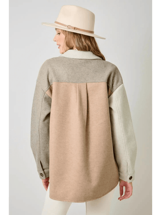 Simple Divide Shacket - Bray and Em Boutique