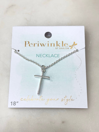 Simple Faith Cross Necklace - Bray and Em Boutique