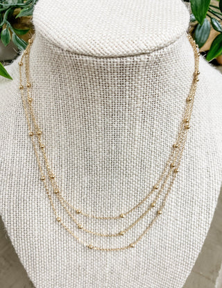 Simple Triple Layered Necklace - Bray and Em Boutique