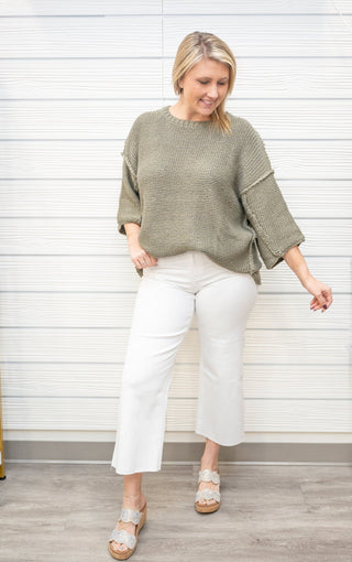Simply Overjoyed Knit Top - Bray and Em Boutique
