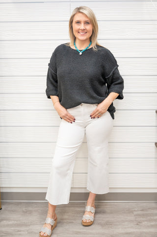 Simply Overjoyed Knit Top - Bray and Em Boutique