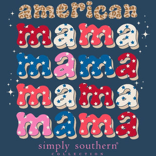 Simply Southern American MAMA Tee - Bray and Em Boutique