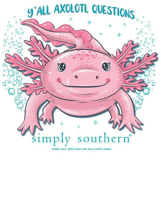Simply Southern Axolotl Graphic Tee - Bray and Em Boutique
