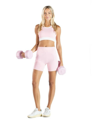 Simply Southern Blush Bow Biker Shorts - Bray and Em Boutique