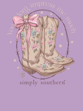 Simply Southern Don't Impress Me Much Shirt - Bray and Em Boutique