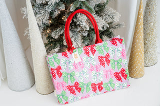 Simply Southern Holiday Dots Tote - Bray and Em Boutique