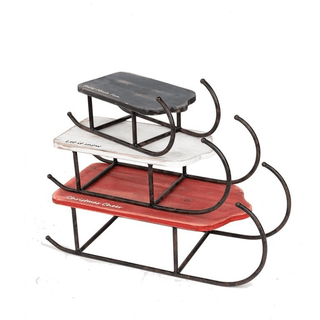 Sleigh The Season Decorative Tabletop Sleds - Bray and Em Boutique