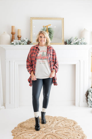 Small Town Christmas Graphic Tee - Bray and Em Boutique