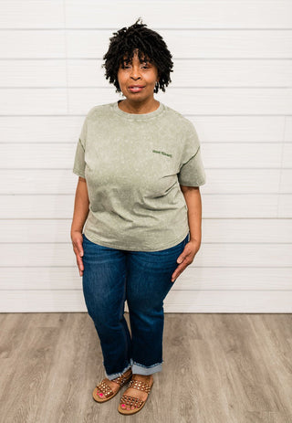 Smiling Good Vibes T-Shirt - Bray and Em Boutique