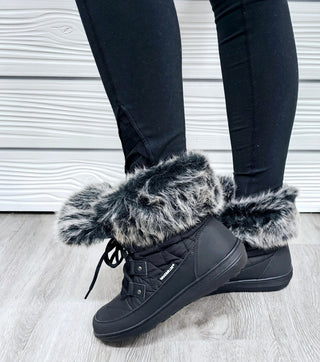 Snowflake Lace Up Boot - Bray and Em Boutique