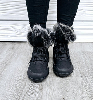 Snowflake Lace Up Boot - Bray and Em Boutique