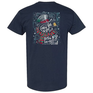 Snowman Corn Cobb Pipe Graphic T-Shirt - Bray and Em Boutique