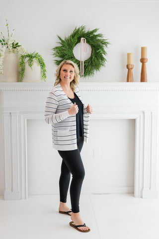 So In Love Stripe Cardigan - Bray and Em Boutique