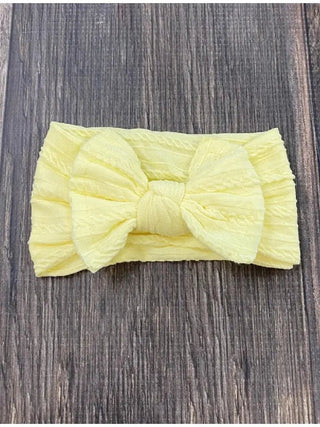 Soft Cable Knit Knot Bow Headbands - Bray and Em Boutique