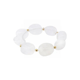 Soft Hue Stone Stretch Bracelet - Bray and Em Boutique